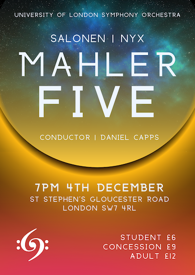 Autumn Concert 2022 poster